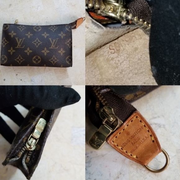 LOUIS VUITTON Classic Pouchette Monogram print - Picture 8 of 16